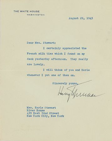 Lot #52 Harry S. Truman Typed Letter Signed - Image 1