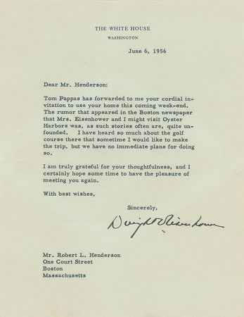 Lot #81 Dwight D. Eisenhower Typed Letter Signed - Image 1