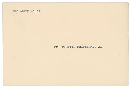 Lot #62 George Bush: To the Hollywood star-turned-war hero: 