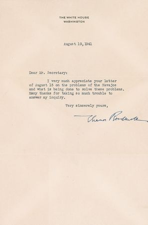 Lot #142 Eleanor Roosevelt - Image 1