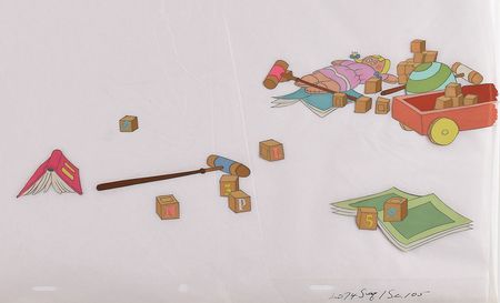 Lot #480 Toys production cel from Peter Pan - Image 2