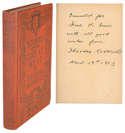 Lot #33 Theodore Roosevelt Book - Image 1