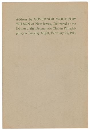 Lot #39 Woodrow Wilson Booklet - Image 3