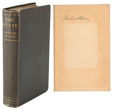 Lot #38 Woodrow Wilson Book - Image 1