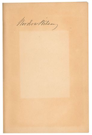 Lot #38 Woodrow Wilson Book - Image 2