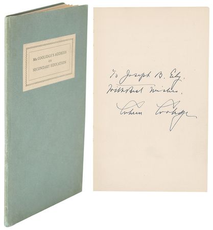 Lot #43 Calvin Coolidge Book - Image 1
