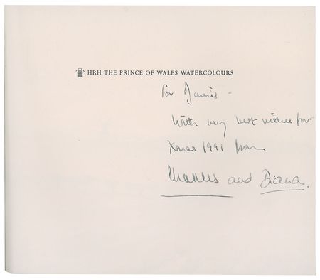 Lot #202 Princess Diana and Prince Charles Book and Card - Image 4