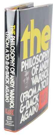Lot #429 Andy Warhol: Philosophy book with astounding five 'soup can' sketches! - Image 7