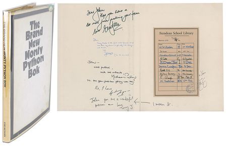 Lot #739 Monty Python: Monty Python sign for their Holy Grail cameraman - Image 1