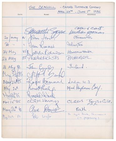 Lot #753 Theatre and Royalty Guest Book - Image 4