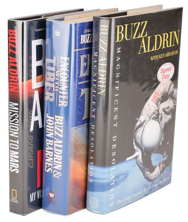 Lot #349 Buzz Aldrin Books - Image 1