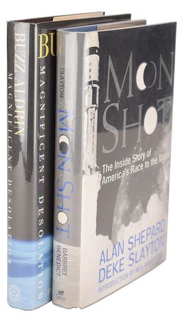 Lot #353 Buzz Aldrin and Alan Shepard Books - Image 1