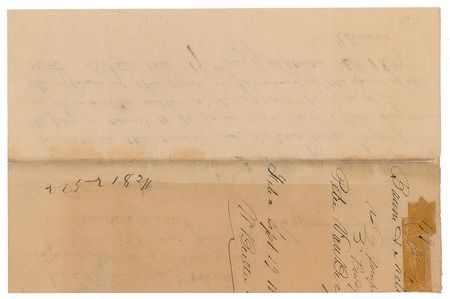 Lot #10 Abraham Lincoln: Young lawyer Lincoln agrees to case-related costs in an Illinois courtroom - Image 2