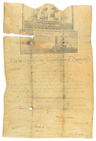 Lot #2 Thomas Jefferson and James Madison Signed Document - Image 1