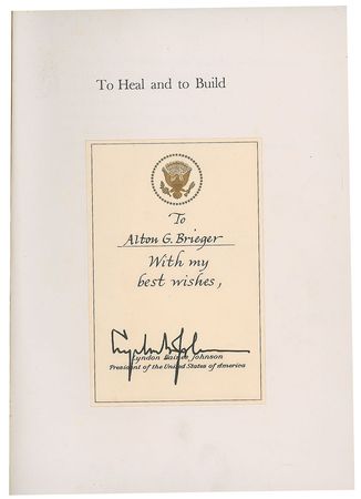 Lot #110 Lyndon B. Johnson - Image 2