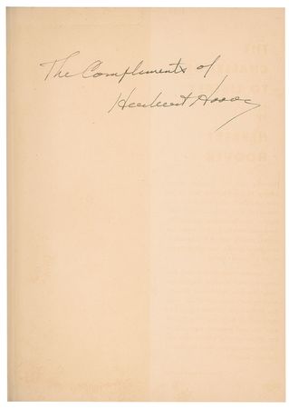 Lot #104 Herbert Hoover Book - Image 2