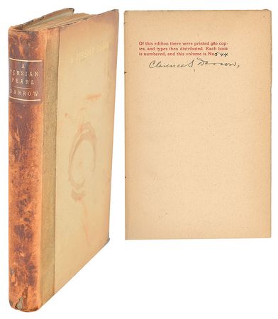 Lot #494 Clarence Darrow Book - Image 1