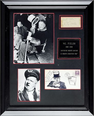 Lot #794 W. C. Fields Signature - Image 1