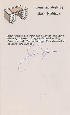 Lot #908 Jack Nicklaus - Image 2