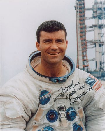 Lot #358 Apollo 13 Signed Photographs - Image 1