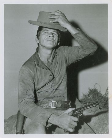 Lot #780 Charles Bronson Signed Photograph - Image 1