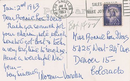 Lot #861 Norma Varden - Image 1