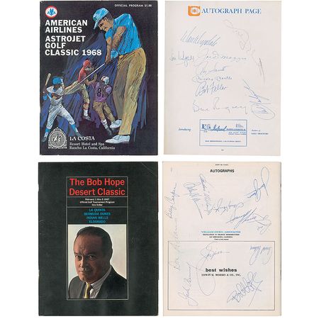 Lot #882 Athletes and Celebrities: Highlighted by Mantle, DiMaggio, Koufax, and Yaz - Image 1