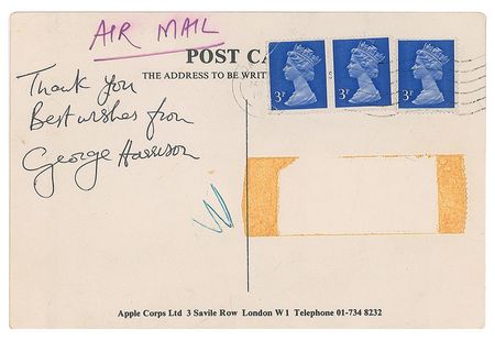 Lot #569 Beatles: George Harrison Signature - Image 1