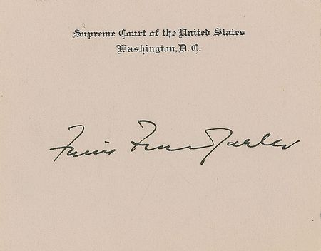 Lot #294  Supreme Court: Brandeis and Frankfurter - Image 2