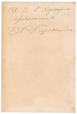Lot #872 José Raúl Capablanca: Limited edition book signed by the Cuban chess legend - Image 2