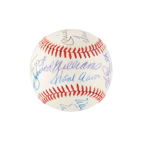 Lot #886 Baseball: 500 Home Run Club Baseball - Image 1