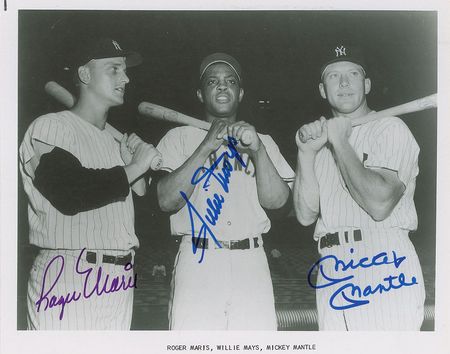 Lot #904 Mickey Mantle and Roger Maris Signed Photograph - Image 1
