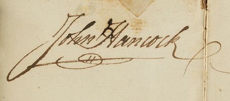 Lot #174 John Hancock and Samuel Adams: Hancock and Adams commission a Massachusetts justice of the peace - Image 4