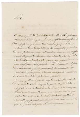 Lot #219 Michel de Borodin Handwritten Letter Signed - Image 1