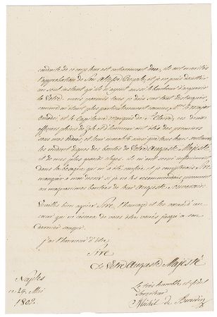 Lot #219 Michel de Borodin Handwritten Letter Signed - Image 3