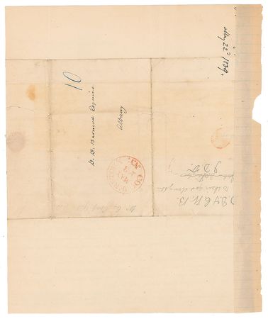Lot #493 James Fenimore Cooper: Cooper on libel lawsuits and his History of the Navy: 