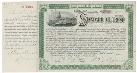 Lot #236 Henry Flagler Signed Document - Image 1