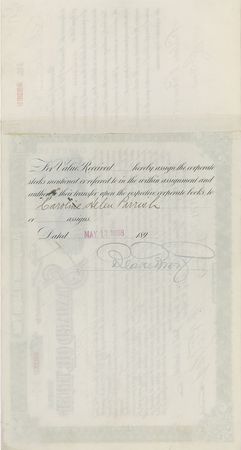 Lot #236 Henry Flagler Signed Document - Image 2