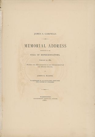 Lot #93 James A. Garfield Memorial Address - Image 2