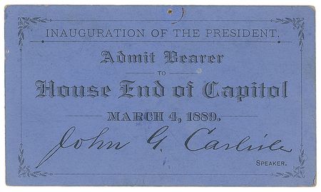 Lot #99 Benjamin Harrison - Image 1