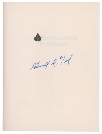 Lot #92 Gerald Ford - Image 2