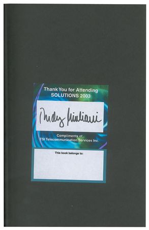 Lot #242 Rudy Giuliani and Ed Koch - Image 4