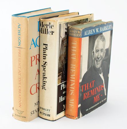 Lot #216 Alben Barkley and Dean Acheson - Image 1