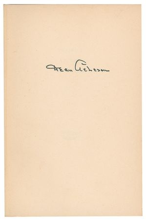 Lot #216 Alben Barkley and Dean Acheson - Image 3