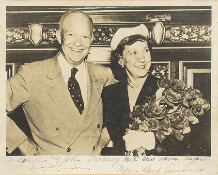 Lot #80 Dwight and Mamie Eisenhower Signed Photograph - Image 1