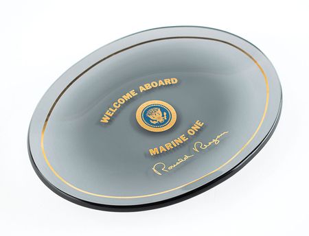 Lot #140 Ronald Reagan Marine One Candy Dish Candy Dish - Image 1