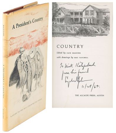 Lot #114 Lyndon B. Johnson: A Guide to the Hill Country of Texas, inscribed to his attorney general - Image 1