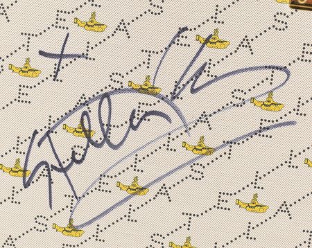 Lot #580 Beatles: Stella McCartney and Billie Eilish: One-of-a-kind Beatles jumper and 'Yellow Submarine' record box from the 'All Together Now' collection, signed by Billie Eilish and Stella McCartney - Image 5