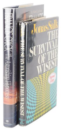 Lot #292  Science: Jonas Salk and Francis Crick - Image 1