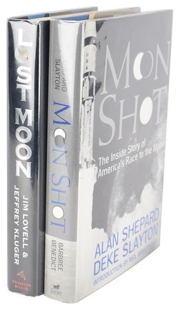 Lot #418 Alan Shepard and James Lovell Books - Image 1